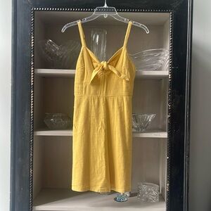 NWT Hollister mustard yellow mini dress, Size XS